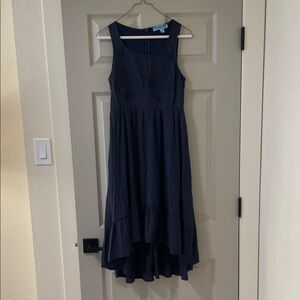 Navy Blue Sleeveless Dress